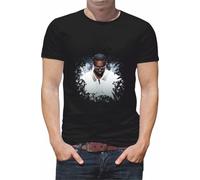 Générique T Shirt personnalisé Chanteur Maitre gims Le dernier Tour N085 (Noir, 3XL)