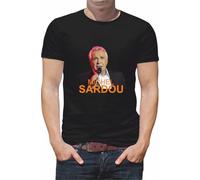 Générique T Shirt personnalisé Chanteur Michel sardou N070 Noir (Noir, M)
