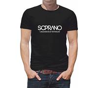 Générique T Shirt personnalisé Chanteur Soprano Chasseur d'étoile N104 (4XL, Noir)