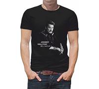 Générique t-Shirt personnalisé Johnny hallyday de l'amour N055 djmh Noir (M)