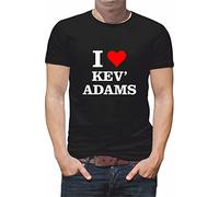 Générique T Shirt Personnaliser humoriste i Love kev' Adams N218 (XL, Noir)