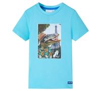 Générique T-Shirt pour Enfants Aqua 104,Hauts pour Enfants,0.17KG-11760
