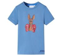 Générique T-Shirt pour Enfants avec Manches Courtes Bleu Moyen 104,Hauts pour Enfants,0.15KG-11875