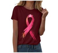 Générique T-Shirt Solidarité Cancer du Sein Message D'espoir Coupe Ajustée Cadeau pour Survivante Maman Hommage Amour Et Soutien Discret Running Coton Souple