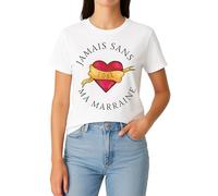 Générique T-Shirt Unisexe Jamais sans ma Tata - Cadeau Original - Saint-Valentin, Fête des Mères, Anniversaire, Occasions Taille S