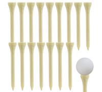 Générique T-shirts en bambou de longueur professionnelle, Bambou Tee Golf | Réduire la friction Side Spin plus stable, fournitures de golf (plusieurs tailles disponibles)