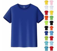 Générique T-Shirts Enfants Garçons Filles Manches Courtes Couleur Unie Décontracté Hauts pour Enfants Vêtements S Bébé Garçon Chemise