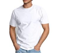 Générique T-Shirts et Tops de Sport Homme Tee Shirt Gym Running Tshirt Été Manches Courtes Tee-Shirt Couleur Unie Léger Teeshirt Respirant Séchage Rapid Entraînement Vêtements Sale White XXL