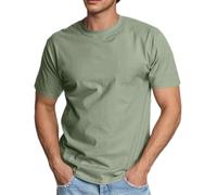 Générique T-Shirts et Tops de Sport Homme Tee Shirt Gym Running Tshirt Été Manches Courtes Tee-Shirt Couleur Unie Léger Teeshirt Respirant Séchage Rapid Entraînement Vêtements Sale Green XXL