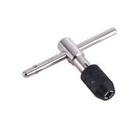 Générique T-Tap Wrench - Tapping Threading Tool - T Shape Tap Reamer Set, Machine Reamer Straight Flute Milling Cutter Steel, T-type Hand Taps Wrench, Both Way Hand Taps Set