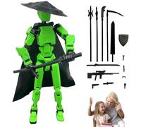 Générique T13 Stick Titan13 Action Figure Set - 13 Figures d'action | Robot Mobile Chanceux multiculaire | Multi-Articulation imprimée 3D Lucky13 Lucky13 Dicy, 13 Figures pour l'affichage et Le Jeu