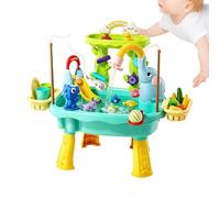 Générique Table À Eau,avec Jeu De Pêche - Table D'Activités - Idéal pour Jardin, Plage, Parc, Maternelle, Été, Patio, Camping, Intérieur, Garçons, Filles 4-8