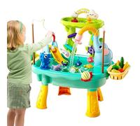 Générique Table À Eau - Jouet Plage Estival | Ensemble D'Activités Sensorielles pour,pour garçons d'âge préscolaire Cour terrasse Plage Camping crèche Maison Salle de Bain Jeux Vacances Anniversaire