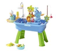 Générique Table À Eau pour - d'activités sensorielles | Table De Jeu Et D'Activités pour - Convient pour Jardin, Plage, Parc, Patio, Camping, Intérieur, École Maternelle, Été, Garçons Et Filles