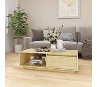 Générique Table Basse 110x50x33,5 cm Bois de pin Massif,Meubles, Tables, Tables Basses et Tables d'appoint, Tables Basses, Brun (Poids 14.07KG)