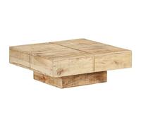 Générique Table Basse 80x80x28 cm Bois de manguier Massif,Meubles,Tables,Tables Basses et Tables d'appoint,Tables Basses,Brun,16.26 KG,323592