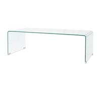 Générique Table Basse 98x45x30 cm Verre trempé Transparent, Meubles, Tables, Tables Basses et Tables d'appoint, Tables Basses, Transparent, (Poids 21.5KG)