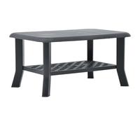 Générique Table Basse Anthracite 90x60x46 cm Plastique,Meubles, Tables, Tables Basses et Tables d'appoint, Tables Basses, Anthracite (Poids 6.42KG)