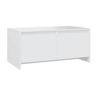 Générique Table Basse Blanc 90x50x41,5 cm Bois d'ingénierie,Meubles, Tables, Tables Basses et Tables d'appoint, Tables Basses, Blanc (Poids 26.04KG)