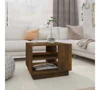 Générique Table Basse chêne fumé 55x55x43 cm Bois d'ingénierie,Tables,Tables Basses et Tables d'appoint,Tables basses-813086