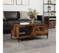 Générique Table Basse chêne fumé 90x50x40 cm Bois d'ingénierie,Tables,Tables Basses et Tables d'appoint,Tables basses-829217