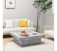 Générique Table Basse Gris béton 90x90x28 cm Bois d'ingénierie, Meubles, Tables, Tables Basses et Tables d'appoint, Tables Basses, Gris, (Poids 30KG)
