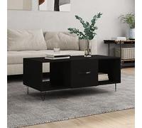 Générique Table Basse Noir 102x50x40 cm Bois d'ingénierie,Tables,Tables Basses et Tables d'appoint,Tables basses-829293