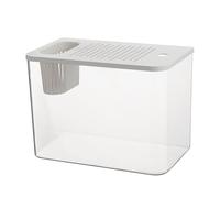 Générique Table, Betta - Bassin de Tortue Bols à Poissons - Petits Aquariums, Compact, décoration Paysagiste pour Petits Poissons, Reproduction de Tortues