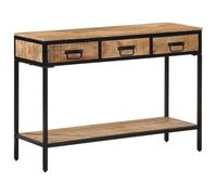 Générique Table Console 100x35x70 cm Bois de manguier Massif Brut,Meubles,Tables,Tables Basses et Tables d'appoint,Tables d'appoint-374077