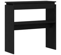 Générique Table Console Chêne Noir 80 x 30 x 80 cm Bois d'ingénierie,Meubles, Tables, Tables Basses et Tables d'appoint, Tables d'appoint, Chêne Noir (Poids 12.95KG)