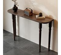 Générique Table Console D'entrée, Meuble Derrière Le Canapé, 4 Pieds, Tables D'appoint Rectangulaires en Bois de Ferme for Couloir, Salon, Foyer, Rustique(Brown,80x30x80cm)