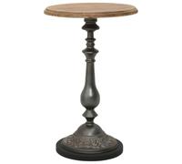 Générique Table d'appoint Bois de Sapin Massif 40 x 64 cm Marron Meubles Tables Tables Basses et Tables d'appoint Tables d'appoint (Poids 4.6KG)