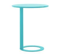 Générique Table d'appoint en Forme de C for Petit Espace, Tables de Plateau TV à Assemblage Facile, Table de canapé for Salon, Chambre à Coucher et Bureau(Light Green,60x74cm)