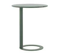 Générique Table d'appoint en Forme de C for Petit Espace, Tables de Plateau TV à Assemblage Facile, Table de canapé for Salon, Chambre à Coucher et Bureau(Green,48x56cm)