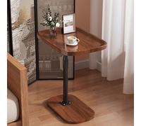Générique Table D'appoint Réglable, Bout de Canape avec Pivot Horizontal à 360 Degrés, Table Dappoint Salon Modernes, pour Salon/Lit/Baignoire