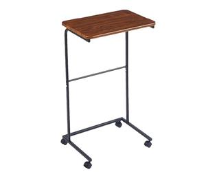 Générique Table D'appoint - Support Roulant, Bureau D'extrémité avec Cadre en Métal, Coulissante Lisse | Tables À Boissons sans Bruit Roues Meubles Living