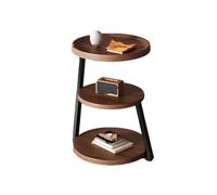 Générique Table d'appoint, Table d'appoint de canapé à Cadre en métal, étagère de Rangement à Trois Niveaux for Salon, Convient for Chambre à Coucher, Salon(1)