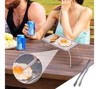 Générique Table de Barbecue Pliante - Planche de Cuisson pour Rôtir,de Grillade et Cuisson,pour Restaurant Camping Pique-Nique Cuisine d'Extérieur Préparation de Viande Légumes et Fruits de Mer