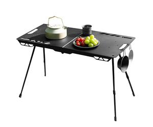 Générique Table De Camping - Bureau Pliant À Hauteur Réglable,Tables De Camping pour Cuisine D'Extérieur | pour Pique-Nique Randonnée Voyage Barbecue Plage Road Trip Extérieur Intérieur Jardin