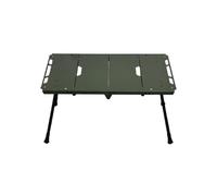 Générique Table de Camping Pliante, légère et Portable, en Alliage d'aluminium, avec Support Rangement Chauffage latéral Cool Gear(Green)