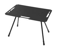 Générique Table de Camping Pliante - Table de Camping extérieure Portable - Compact et réglable en Hauteur pour Le Voyage, Le Barbecue, Le, la terrasse, Le Pique-Nique et la fête