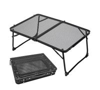 Générique Table de Camping Pliante,Table pour Terrasse avec Un Plateau - Structure Métallique 60 x 40 cm pour Barbecue Pêche et Extérieur
