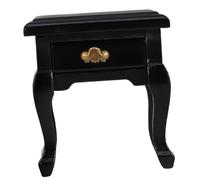 Générique Table de Chevet Miniature Bois pour Maison de Poupées Meuble de Décor Miniature Accessoire DIY