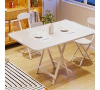 Générique Table De Cuisine Polyvalente Table Pliante De Salle À Manger Rabattables Tables Auxiliaire Abattant Portable Légère pour Petits Espaces Salle À Manger Cuisine(White)