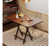 Générique Table De Cuisine Polyvalente Table Pliante De Salle À Manger Rabattables Tables Auxiliaire Abattant Portable Légère pour Petits Espaces Salle À Manger Cuisine(Brown)