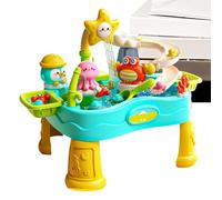Générique Table de Jeux d'eau pour | Jeu d'Été Portable Réglable avec Pompette - Bac Sensoriel de Jeu d'eau Extérieur,pour Jardin, Piscine, Plage, Terrasse, Balcon, Pelouse, Gazon