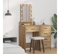 Générique Table de Maquillage avec lumières LED en chêne Artisan 50x41x140 cm,Coiffeuses,19.55KG-865162