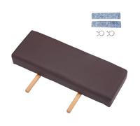 Générique Table de Massage avec rallonge de Longueur, Repose-Pieds Compact et Universel, Coussin Extensible 51 x 19 x 6,5 cm, CafÉ