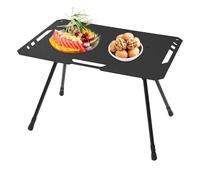 Générique Table de Pique-Nique Pliante,Table de Camping extérieure Portable | Portable réglable en Hauteur pour Pique-Nique, Plage, Voyage, fête, Camping, terrasse