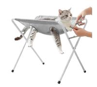 Générique Table de toilettage pour Chien 8 Trous Anti-évasion détachable | Station de toilettage relaxante pour chat pour chaton chiot chat coupe des griffes taille bain nettoyage des oreilles et des
